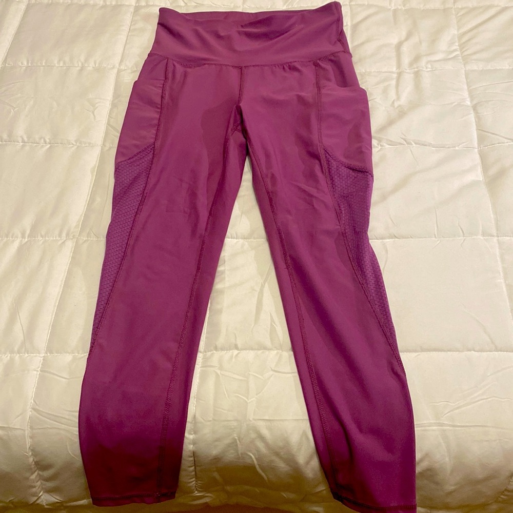 Xersion Small 7/8 Ankle Legging Double-Pocket
